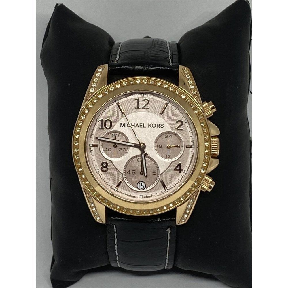 Michael Kors Blair MK5943 Women's Black Leather An